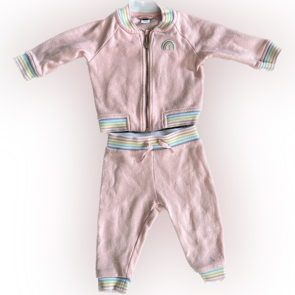 Janie and Jack Other - Janie and Jack Pink Matching Set 6-12 Months